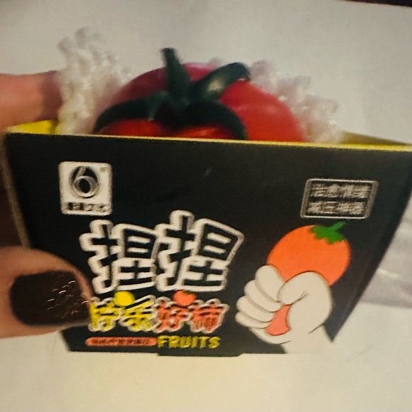 Red Tomato Stress Ball - Picture 2 of 2